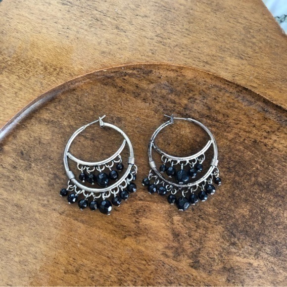Vintage Boho Hoop Earring - Picture 1 of 2